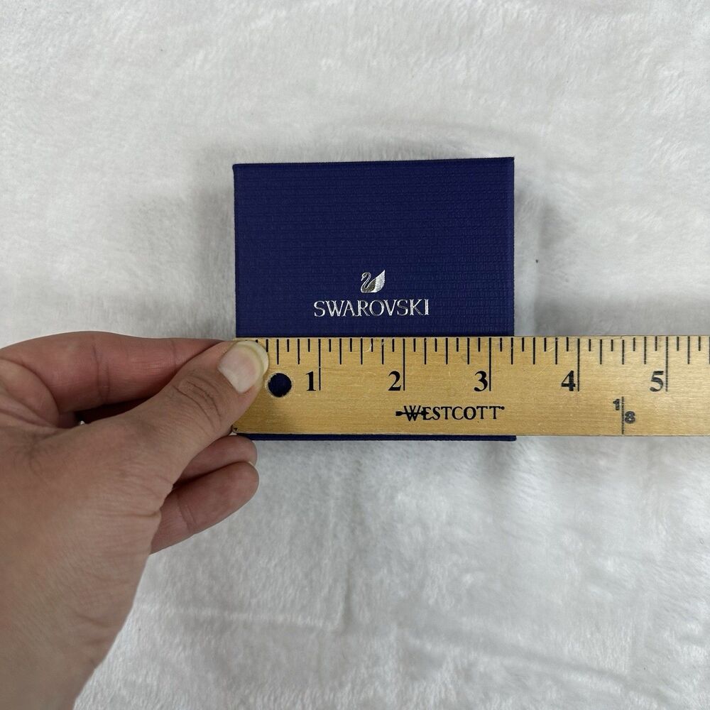 Swarovski Empty Box Set Purple Jewelry Gift Box Insert Card Authentic - Picture 4 of 5